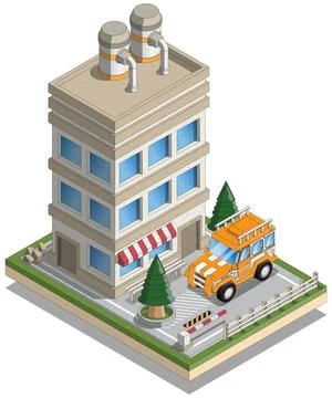Modern house. Stock Illustration