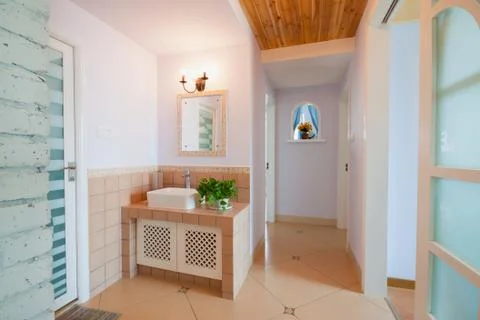 Modern house interior Stock Photos
