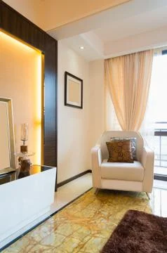 Modern house interior Stock Photos