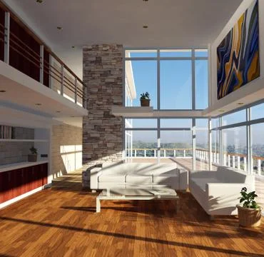 Modern House Stock Photos