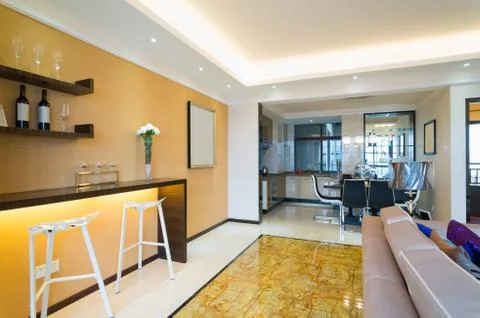 Modern house Stock Photos
