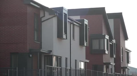 Modern House Tilt 库存影片 50237414