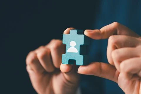 Modern HR technology is simplifying human resources management, enabling ma.. Foto stock