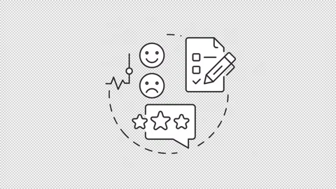 Modern human capital management line concept icons animation set Stock Footage 340283477