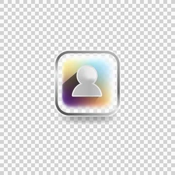 Modern icon contacts user interface concept design vector Stock Illustration