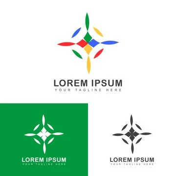 Modern icon design logo element Stock Illustration