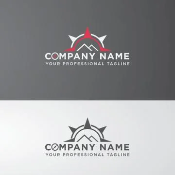 Modern icon logo design Stock Illustration