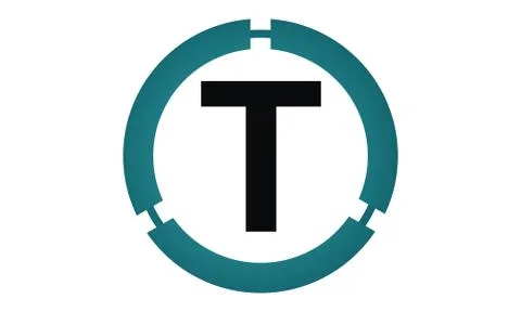 Modern icon Solution Letter T Stock-Illustration