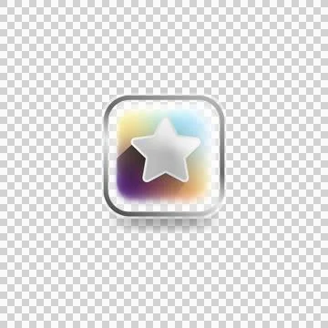 Modern icon star user interface concept design vector イラスト素材