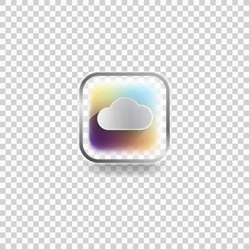 Modern icon weather user interface concept design vector Illustration