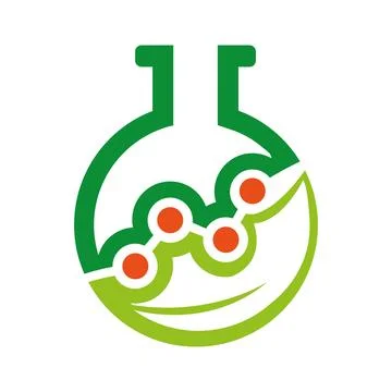 Modern iconic Science technology lab bottle logo vector  Stock-Illustration
