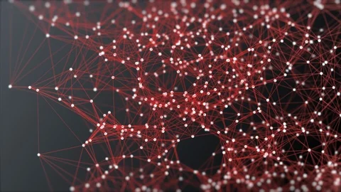 Modern illustration background abstract design Plexus structure evolving organic Stock Footage 108458474