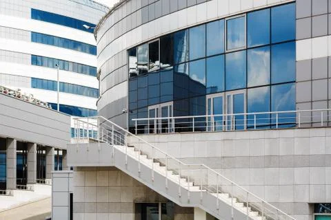 Modern industrial architecture Stock Photos
