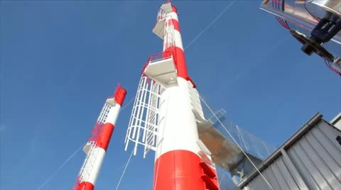 Modern Industry and Worker Video stock 24651785