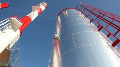 Modern Industry and Worker Stock Footage 24652035