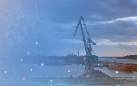 Modern industry based on the analysis of the obtained data and processing by Stock Photos