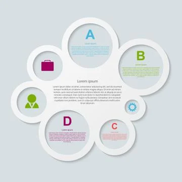 Modern infographic. Design elements. Vector illustration. Stock Illustration