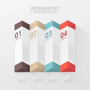 Modern infographic design Stock Illustration
