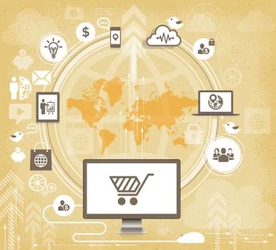 Modern infographic design vector Illustrazione stock