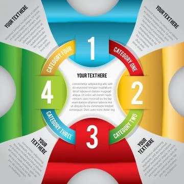 Modern infographic Stock Illustration