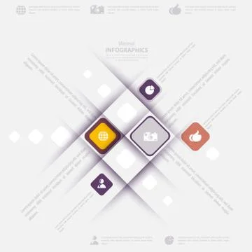 Modern infographic Stock Illustration