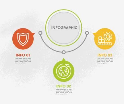 Modern infographic Stock Illustration