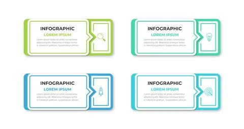 Modern infographic template. Creative circle element design with marketing .. Stock Illustration