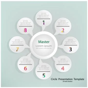 Modern infographic template Stock-Illustration