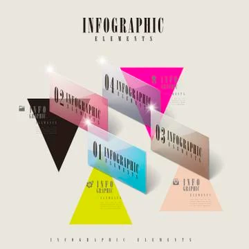 Modern infographic template Stock Illustration