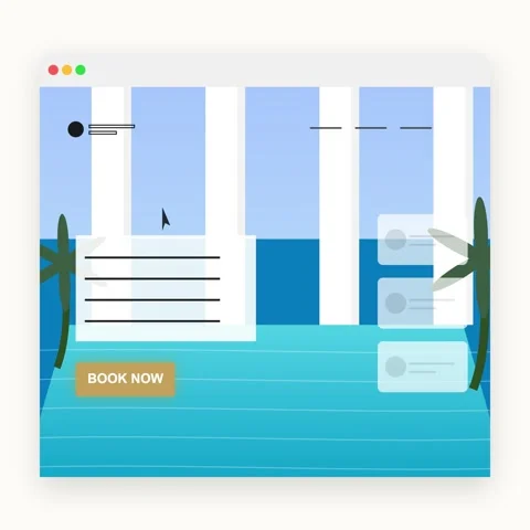 Modern infographic UI kit: clean flat lay lines for presentation and data g.. Stock Footage 344777592