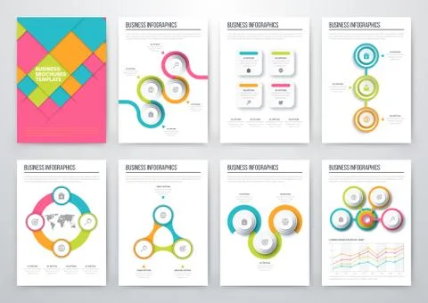 Modern infographic vector concept Illustrazione stock