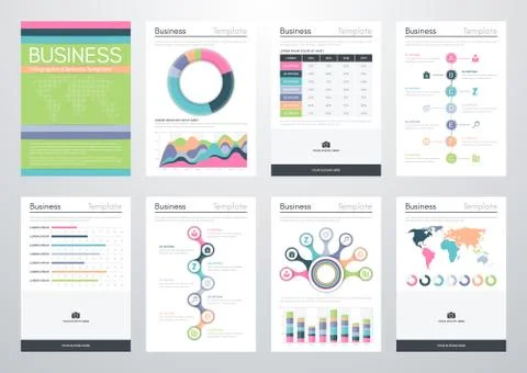 Modern infographic vector concept Illustrazione stock