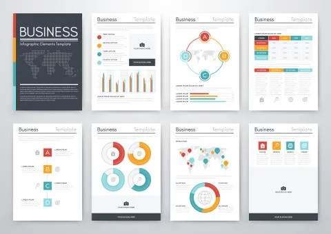 Modern infographic vector concept Stock Illustration