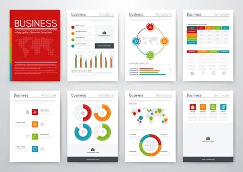 Modern infographic vector concept Stock Illustration
