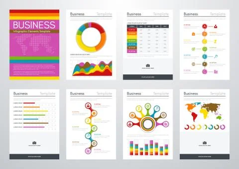 Modern infographic vector concept 스톡 일러스트