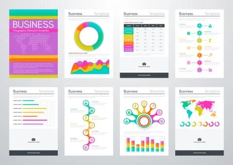 Modern infographic vector concept Stock Illustration