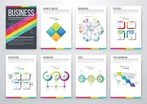 Modern infographic vector concept Stock Illustration