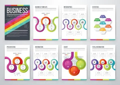 Modern infographic vector concept Stock Illustration