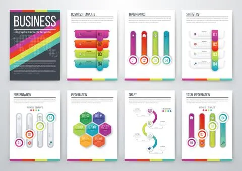 Modern infographic vector concept Illustrazione stock