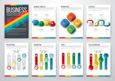 Modern infographic vector concept Stock Illustration