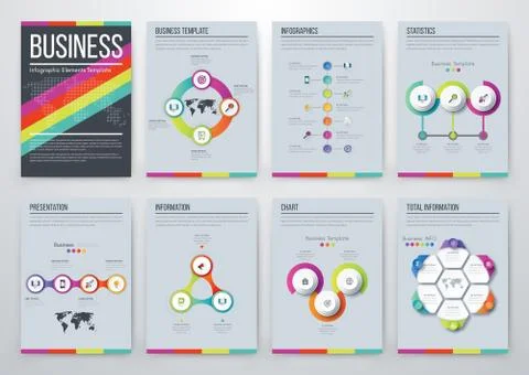 Modern infographic vector concept Stock Illustration