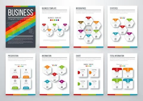 Modern infographic vector concept Illustrazione stock