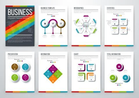 Modern infographic vector concept Stock Illustration