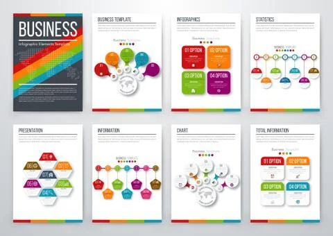 Modern infographic vector concept Stock Illustration
