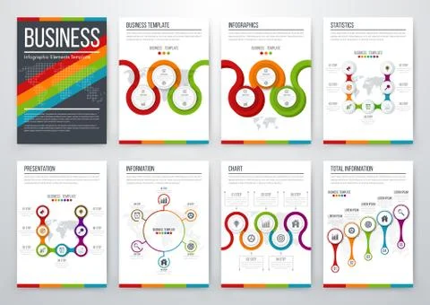 Modern infographic vector concept Stock Illustration