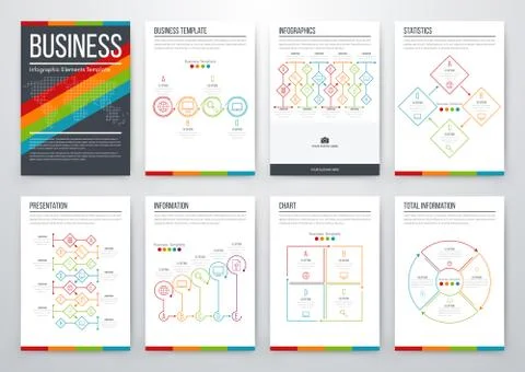 Modern infographic vector concept Stock Illustration