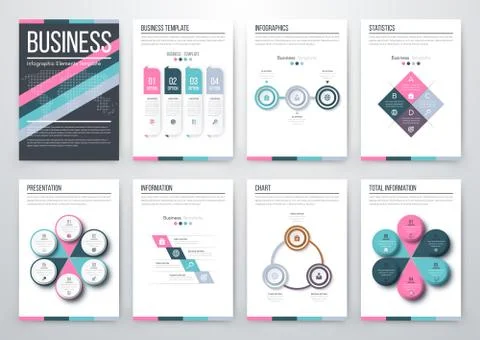 Modern infographic vector concept Stock Illustration