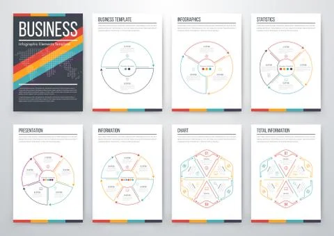 Modern infographic vector concept Illustrazione stock