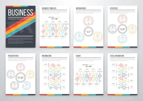 Modern infographic vector concept Illustrazione stock