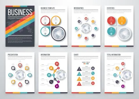 Modern infographic vector concept Illustrazione stock